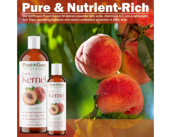 Shop Peach Kernel Carrier Oil | Natural Products | Plant Guru