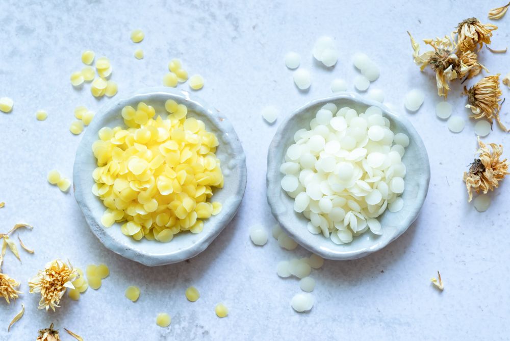 yellow vs. white beeswax